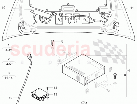 Photo of wiring set for tv receiver tuner D 21…