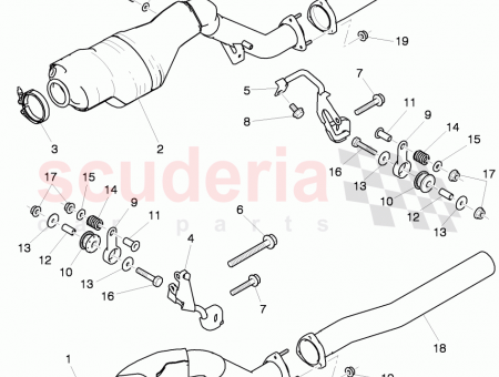 Photo of clamp Connection flange turbocharger…