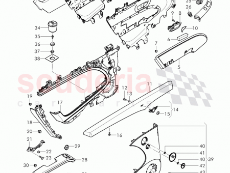 Photo of door trim panel upper part 3Y4 867 221…