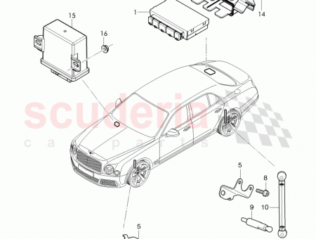 Photo of electronic control unit for selflevelling system D 26…