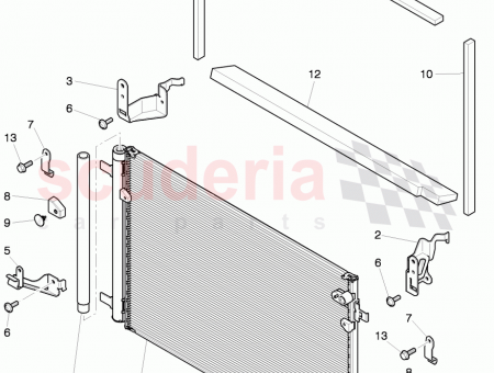 Photo of bracket for air conditioning condenser…