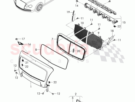 Photo of license plate bracket contains 4W0 807…