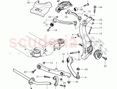 Photo of steering knuckle F 3W D 087 085 F…