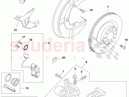 Photo of calliper without brake pads D MJ 2010…