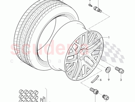 Photo of alloy wheel 3W0 601 025…