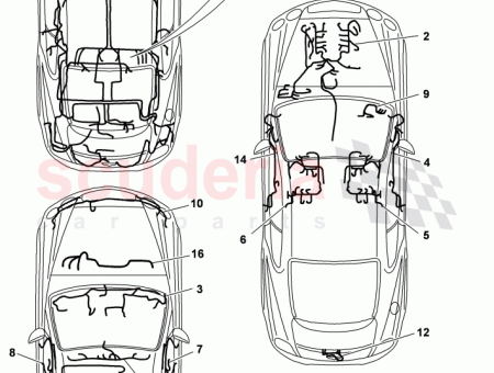 Photo of roof wiring harness boot cover D 25 05…