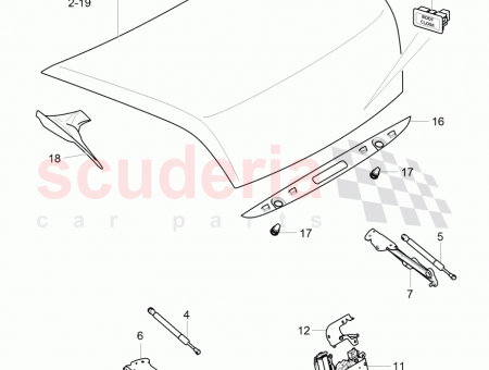 Photo of control unit for hood rear JNV 827 105…