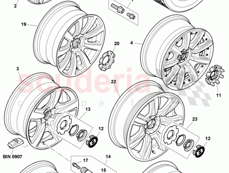 Photo of aluminium rim…