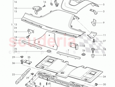 Photo of parcel shelf rear…