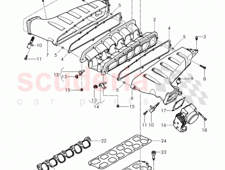 Photo of bracket engine cover plate 07C 612…