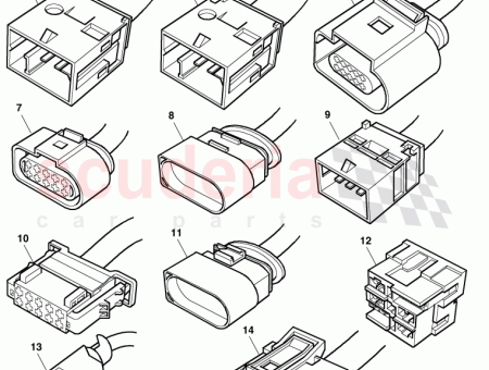 Photo of Flat contact housing with contact locking mechanism…