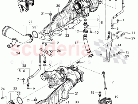 Photo of Exhaust gas turbocharger water cooled D 15 08…