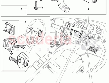 Photo of switch for steering column adjustment F 3W 8…