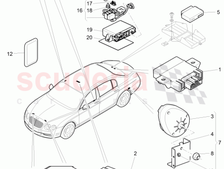 Photo of Control unit for vehicle positioning system 3W0 907…