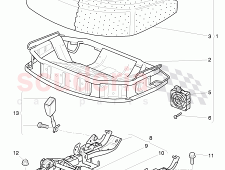 Photo of seat support…