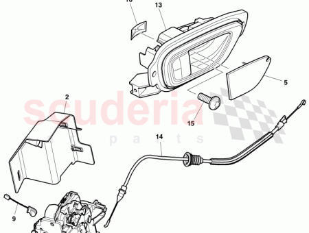 Photo of door latch For vehicles with KESSY access and…