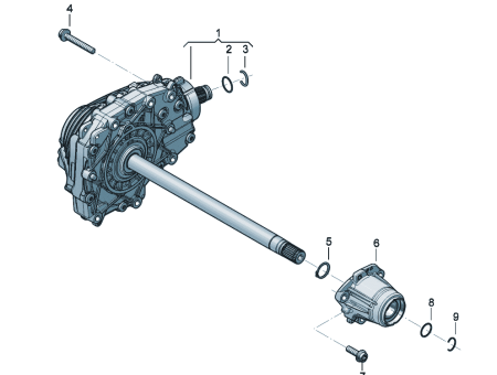 Photo of Front axle differential additionally to be used items…