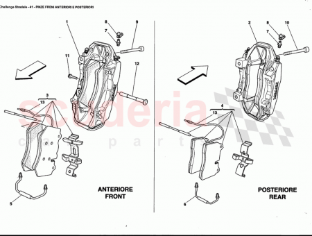 Photo of KIT OF REAR PADS WITH SPRING…