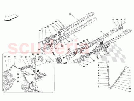 Photo of VARIABLE VALVE TIMING ADJUSTER FOR EXHAUST CAMSHAFT…