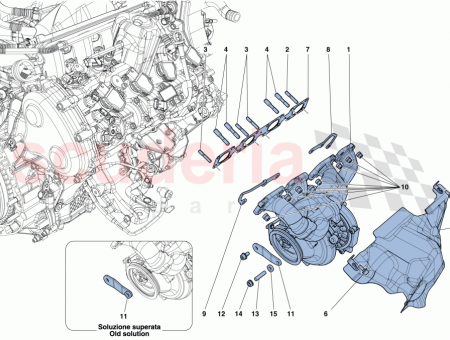 Photo of ANTI LOOSENING BRACKET RH MANIFOLD FOR CYL 3…