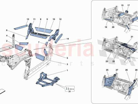 Photo of LOWER LH REAR DIAGONAL BRACE…