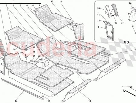 Photo of FRONT AND REAR MOVABLE CARPETS…