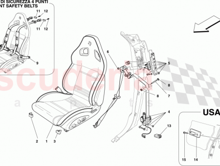 Photo of RH SEAT COMPLETE WITH GUIDE RAILS…