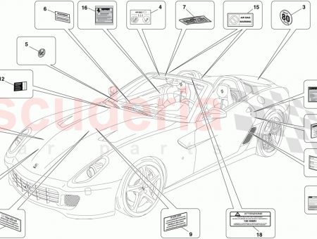 Photo of AIRBAG WARNING LABEL…