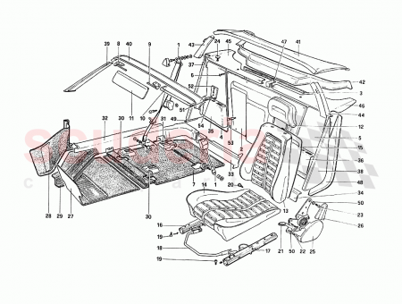 Photo of Carpet under right seat…