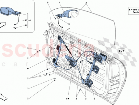 Photo of RH EXTERNAL REAR VIEW MIRROR SHELL…