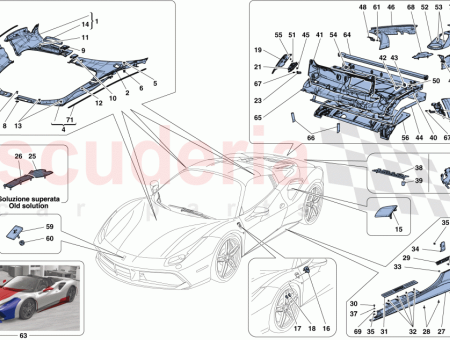 Photo of COMPL RH ENGINE COMPARTMENT COSMETIC SHIELD…