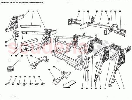 Photo of R H REAR FRAME…