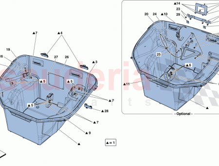 Photo of COMPL LUGGAGE COMPARTMENT TUB…