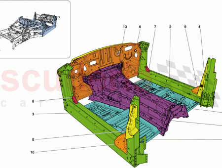 Photo of RH A PILLAR TRUSS…