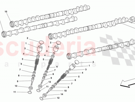 Photo of COMPLETE R H INDUCTION DISTRIBUTION CAM SHAFT…