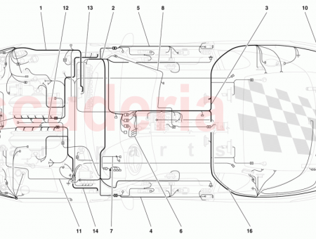 Photo of CABLES FOR NUMBER PLATE LIGHTS REAR SPOILER AND…