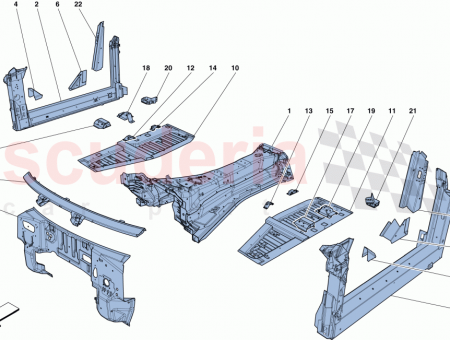 Photo of OUTER RH REAR SEAT BRACKET…