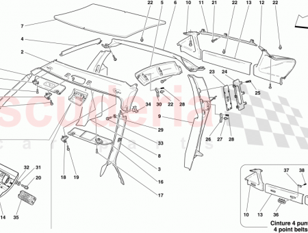 Photo of COMPLETE REAR HEADLINER…