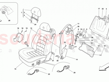 Photo of L H SEAT COMPLETE WITH GUIDES…