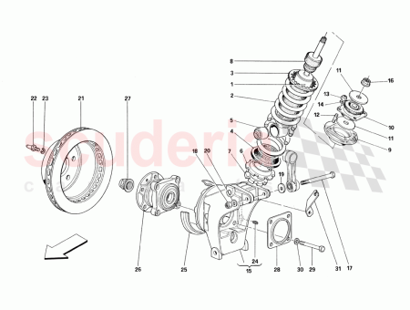 Photo of RH REAR HUB HOLDER…