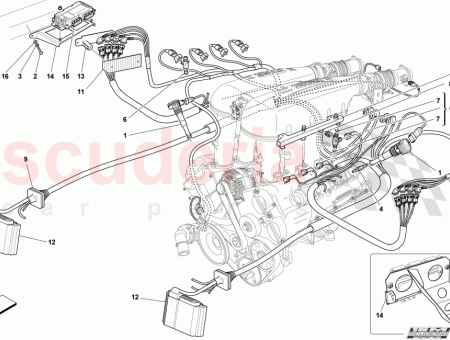 Photo of RH CYLINDER BANK INJECTOR CABLES…