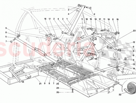 Photo of R H rear exchanger support…