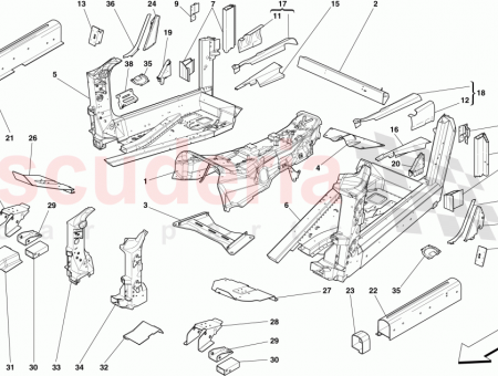 Photo of COMPLETE LH REAR PILLAR…