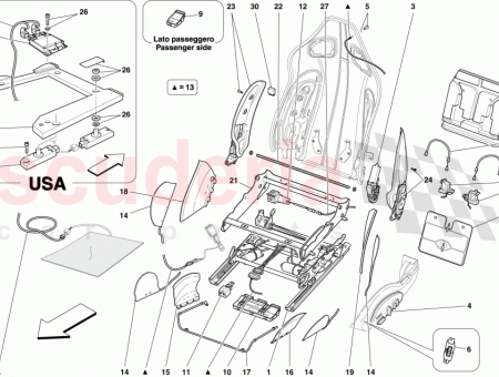 Photo of RH SEAT CUSHION FRAME…