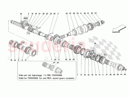 Photo of REVERSE IDLE GEAR ROLLER CAGE…