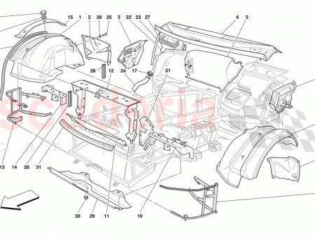 Photo of LOWER WINDSHIELD CROSS MEMBER…