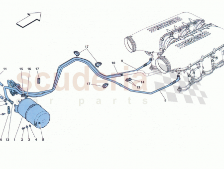 Photo of RH VACUUM PIPE TO ENGINE…