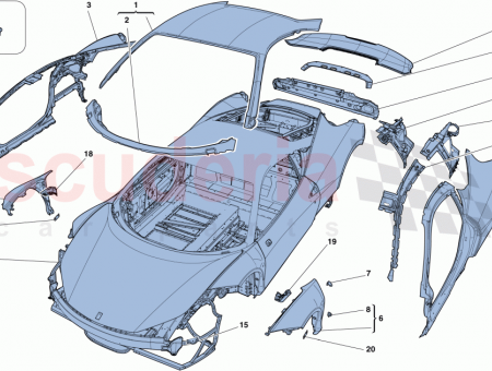 Photo of REAR SCREEN BULKHEAD SUBFRAME…