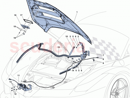 Photo of COMPL FRONT LID LOCK STRIKER…