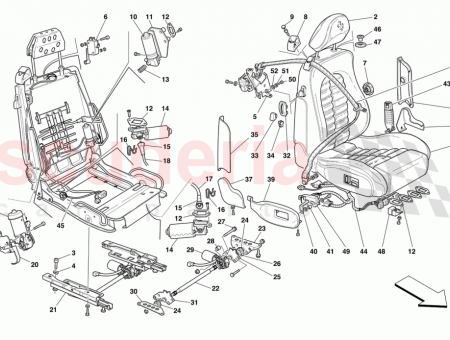 Photo of R H SEAT COMPLETE WITH…